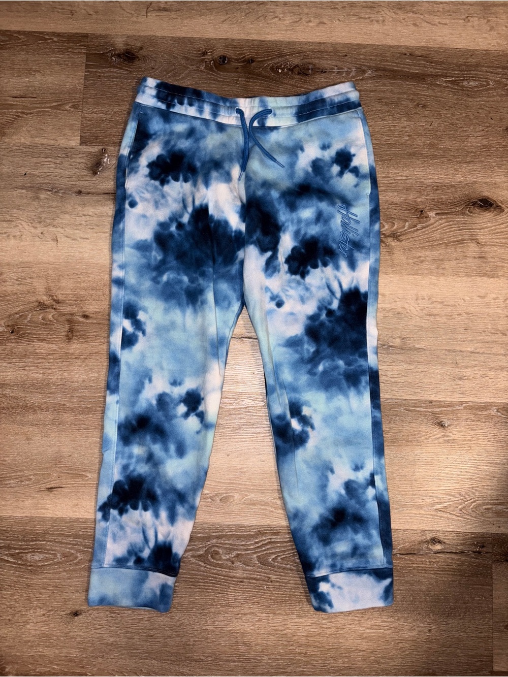 Hollister Blue Tie-Dye Jogger Pants